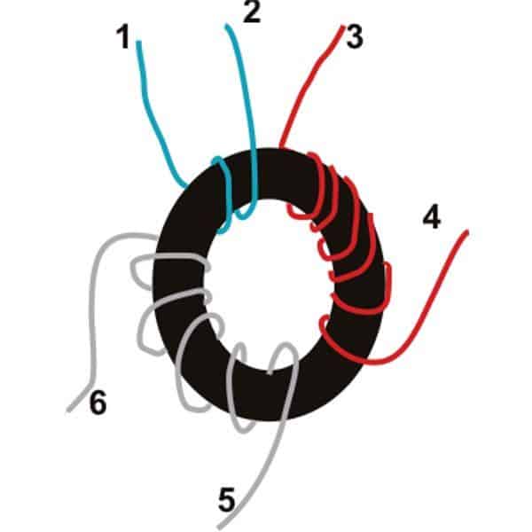 40 watt electronic ballast T13 torroid wiring details