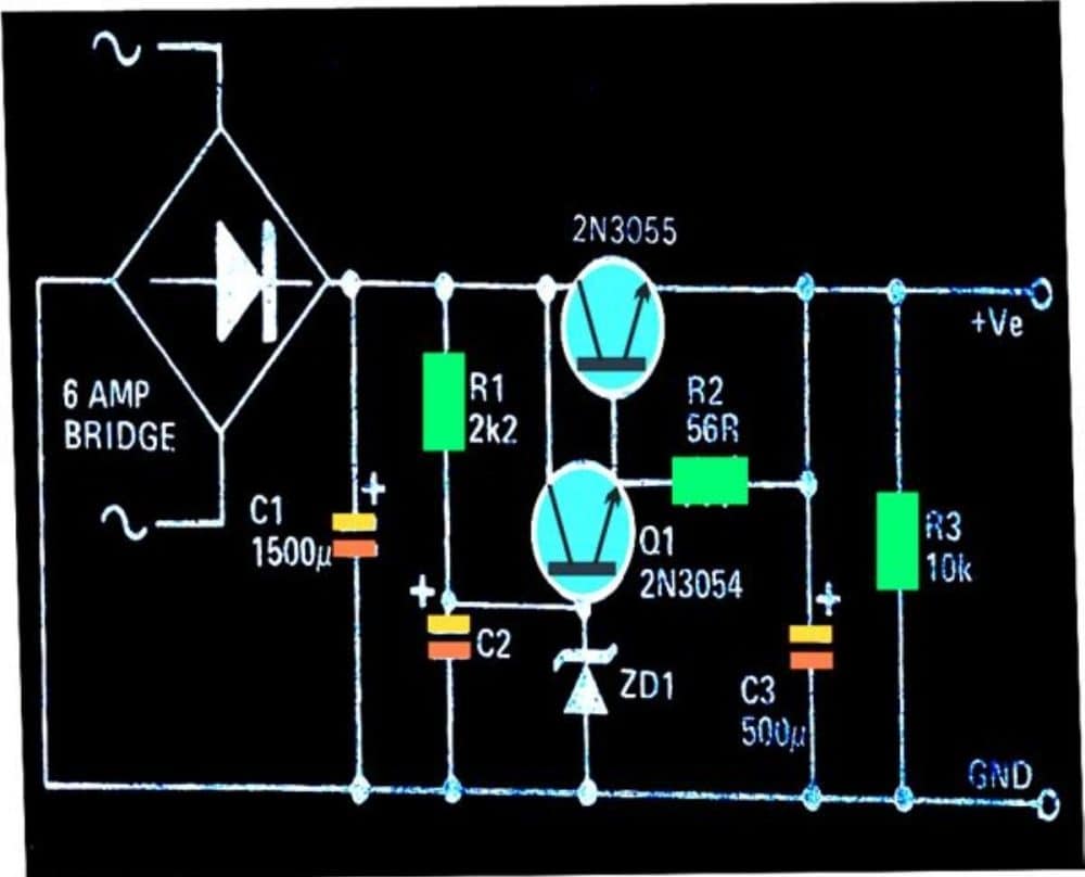 High Current Voltage Regulator Circuit