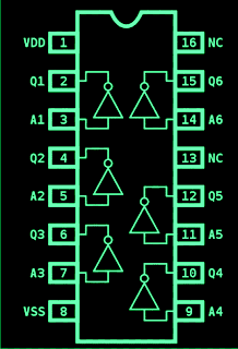 IC 4049 pinout diagram specifications